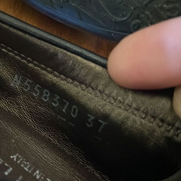 AGL Black Patent, Leather & Bronze Flats - 37 - Picture 7 of 7